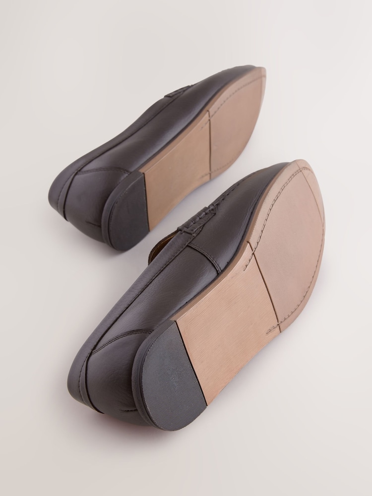 Brown Leather Loafers - Image 8 of 8