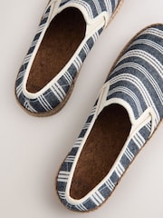 Navy Textured Espadrilles - Image 4 of 6