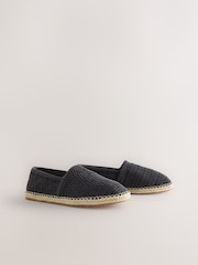 Grey Crochet Knitted Espadrilles - Image 2 of 6