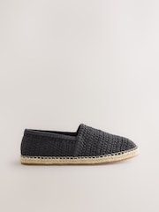 Grey Crochet Knitted Espadrilles - Image 3 of 6