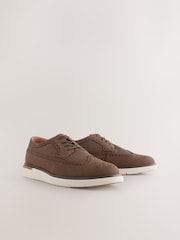 Brown Sports Wedge Shoes - Image 2 of 6