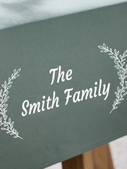 Personalised Botanical 100% Cotton Table Runner by Dibor - Image 4 of 4