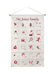 Personalised Christmas Countdown Hanging Advent Calendar by Dibor - Image 2 of 5