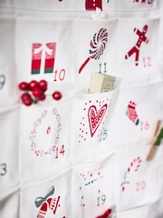 Personalised Christmas Countdown Hanging Advent Calendar by Dibor - Image 3 of 5