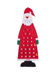 Personalised Giant Father Christmas Hanging Advent Calendar by Dibor - Image 2 of 3