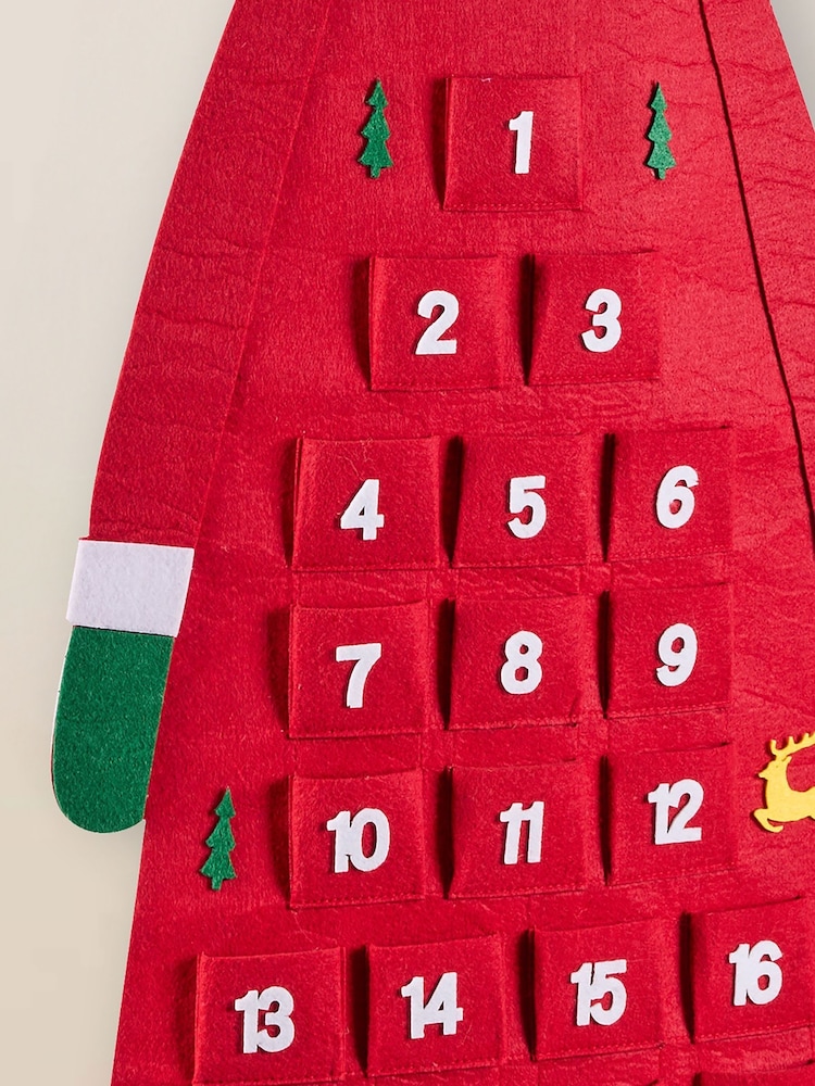 Personalised Giant Father Christmas Hanging Advent Calendar by Dibor - Image 3 of 3