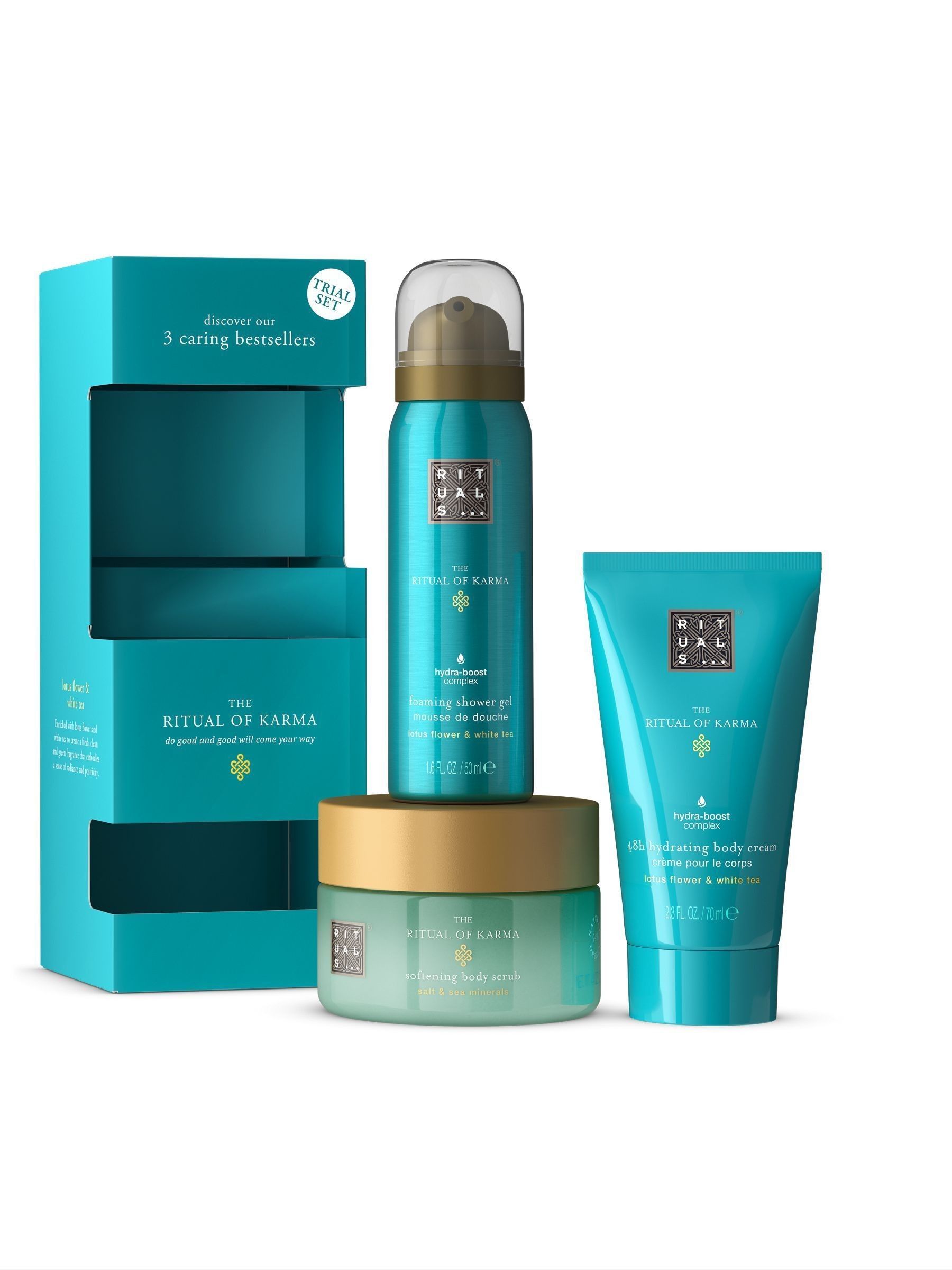 Buy Rituals The Ritual of Karma Lotus Flower Tea Trial Gift Set (Worth ...