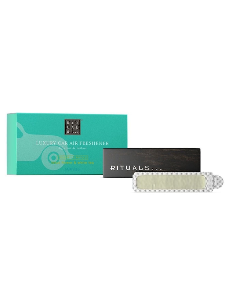 Rituals The Ritual of Karma Lotus Flower White Tea Luxury Car Air Freshener 2x3g - Image 1 of 5
