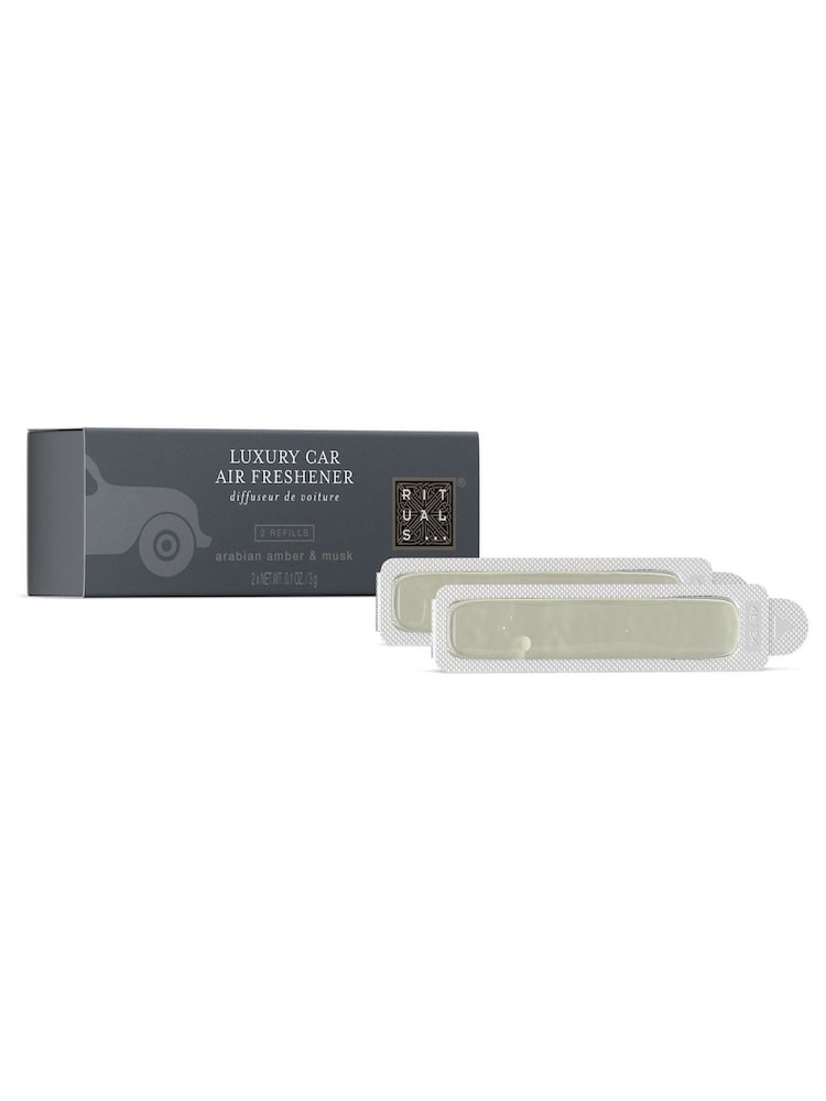 Rituals Grey Homme Collection Amber And Musk Luxury Car Air Freshener Refill 2 x 3g - Image 1 of 5