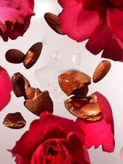 Rituals The Ritual of Ayurveda Sweet Almond Oil & Indian Rose Shower Oil 200ml - Image 4 of 4