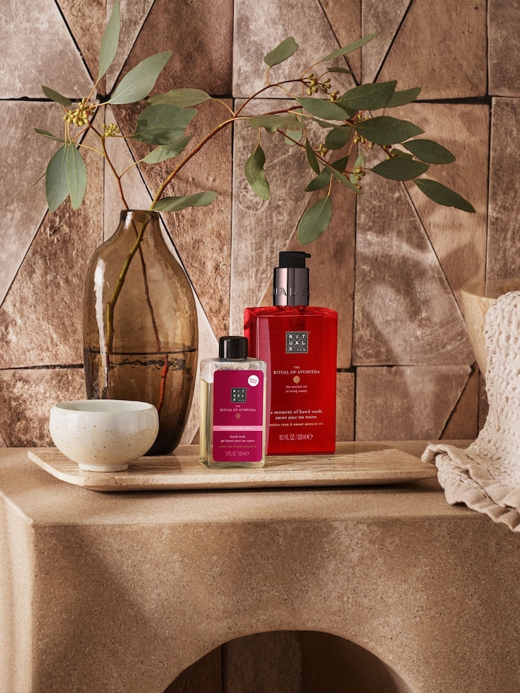 Rituals The Ritual of Ayurveda Sweet Almond Oil & Indian Rose Concentrated Hand Wash Refill 100ml - Image 3 of 3