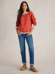 White Stuff Blue Taylor Straight Jeans - Image 1 of 6