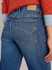 White Stuff Blue Taylor Straight Jeans - Image 4 of 6