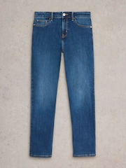 White Stuff Blue Taylor Straight Jeans - Image 5 of 6