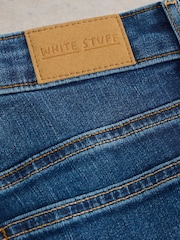 White Stuff Blue Taylor Straight Jeans - Image 6 of 6