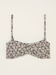 FatFace Ness Black Mono Shell Bandeau Bikini Top - Image 5 of 5