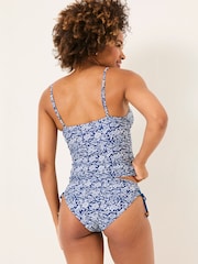 FatFace Leven Indigo Blue Damask Paisley Tankini - Image 2 of 5