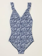 FatFace Fleur Indigo Blue Damask Paisley Swimsuit - Image 6 of 6