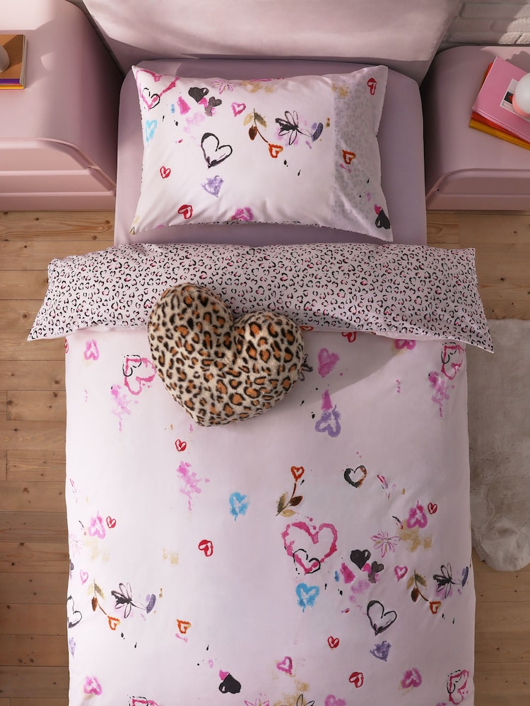 Conjunto de roupa de cama e capa de edredom de polialgodão estampado - Imagem 2 de 6