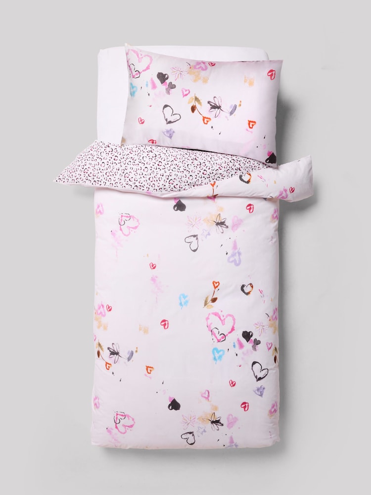 Conjunto de roupa de cama e capa de edredom de polialgodão estampado - Imagem 6 de 6