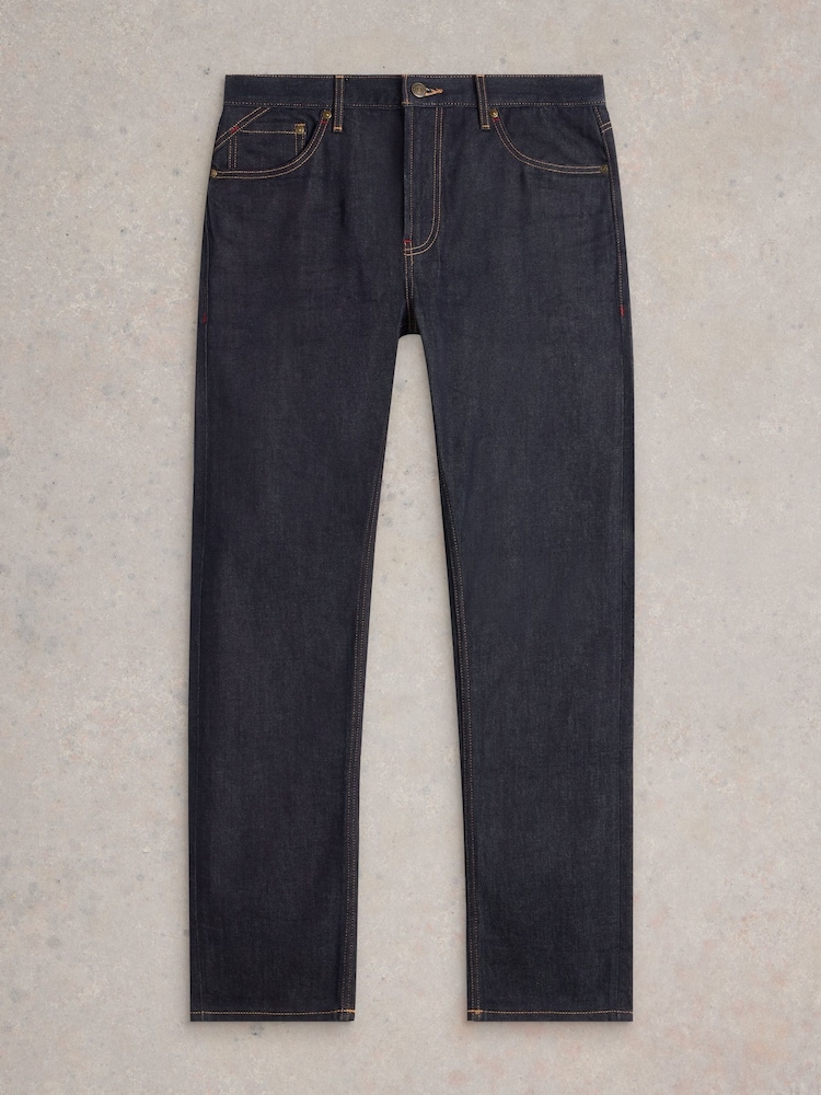 White Stuff Blue Slim Bronson Jeans - Image 1 of 2