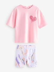 Pink Cycling Shorts Set 2 Piece - Image 1 of 1