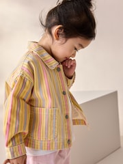 Multi Stripe 100% Cotton Shacket (3mths-7yrs) - Image 3 of 9