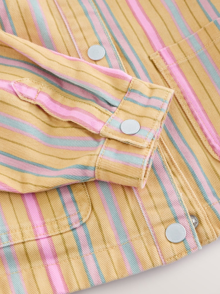 Multi Stripe 100% Cotton Shacket (3mths-7yrs) - Image 9 of 9