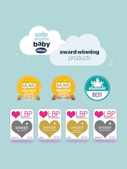 Silentnight Grey 100% Cotton Safe Nights 2.5 Tog Baby Sleeping Bag - Image 9 of 9