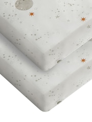 Silentnight White 100% Cotton Safe Nights Fitted Sheet - Image 1 of 10