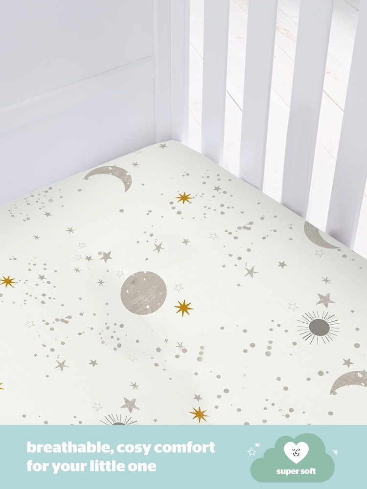 Silentnight White 100% Cotton Safe Nights Fitted Sheet - Image 2 of 10