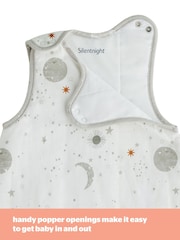 Silentnight White 100% Cotton Safe Nights 2.5 Tog Baby Sleeping Bag - Image 4 of 9