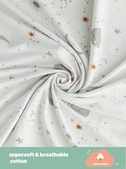 Silentnight White 100% Cotton Safe Nights 2.5 Tog Baby Sleeping Bag - Image 6 of 9