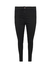Yours Curve Black AVA Skinny Jeans - Image 4 of 4