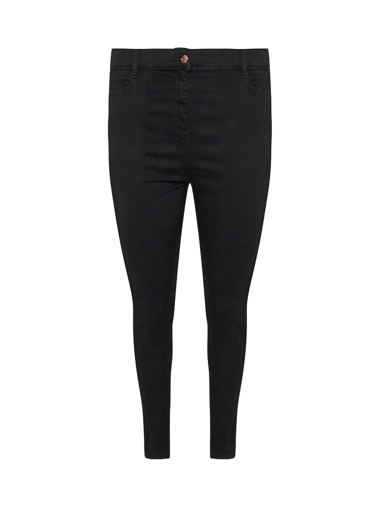 Yours Curve Black AVA Skinny Jeans - Image 4 of 4