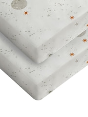 Silentnight White 100% Cotton Safe Nights Fitted Sheet - Image 1 of 9