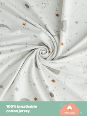 Silentnight White 100% Cotton Safe Nights Fitted Sheet - Image 3 of 9