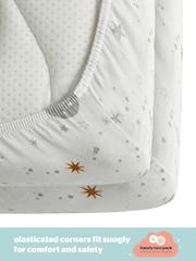 Silentnight White 100% Cotton Safe Nights Fitted Sheet - Image 4 of 9