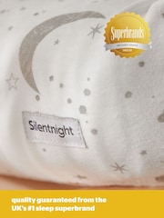 Silentnight White 100% Cotton Safe Nights Fitted Sheet - Image 5 of 9