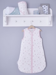 Silentnight Pink 100% Cotton Safe Nights 2.5 Tog Baby Sleeping Bag - Image 1 of 4