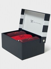 Crew Clothing Red Bamboo Socks 3 Pack - Image 2 of 2