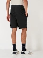 Crew Clothing Grey Cotton Blend Waffle Lounge Shorts - Image 2 of 4