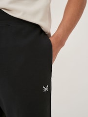 Crew Clothing Grey Cotton Blend Waffle Lounge Shorts - Image 3 of 4