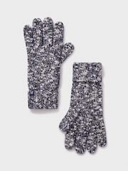 Crew Clothing Company Blue Twisted Yarn Gloves - Image 2 of 2