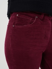 Crew Clothing Red Velvet 5 Pocket Skinny Trousers - Image 4 of 5