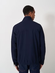 Crew Clothing Company Blue Harrington 100% Cotton Jacket - Image 2 of 4