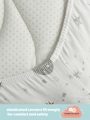 Silentnight White 100% Cotton Safe Nights Fitted Fitted Sheet - Image 6 of 11