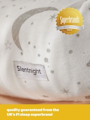 Silentnight White 100% Cotton Safe Nights Fitted Fitted Sheet - Image 7 of 11
