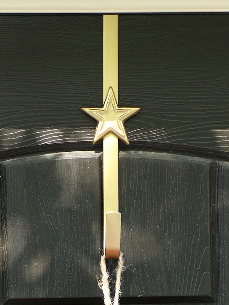 Dibor Gold Star Door Wreath Hanger - Image 4 of 4