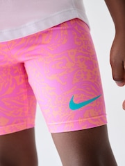 Детский комплект из футболки с цветочным принтом и шортов Nike - Image 6 of 11